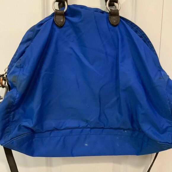 Liebeskind Blue Nylon Handbag With Detachable Leather Strap & Dual Handles - Picture 6 of 13